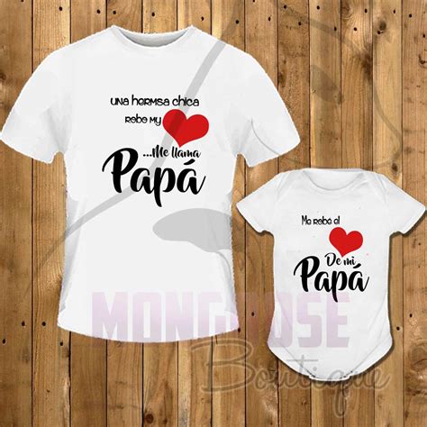 Camisetas Papá E Hijo Me Robé El Corazón De Mi Papá Mongoose Boutique
