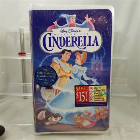 Walt Disneys Masterpiece Movie Cinderella New Sealed Vhs Clamshell My XXX Hot Girl