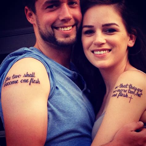 Eternal Love Matching Bible Tattoos For Couples
