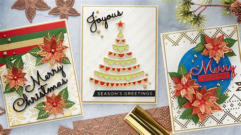 The Glimmering Christmas Project Kit Tutorial Makes 3 Cards Seasons