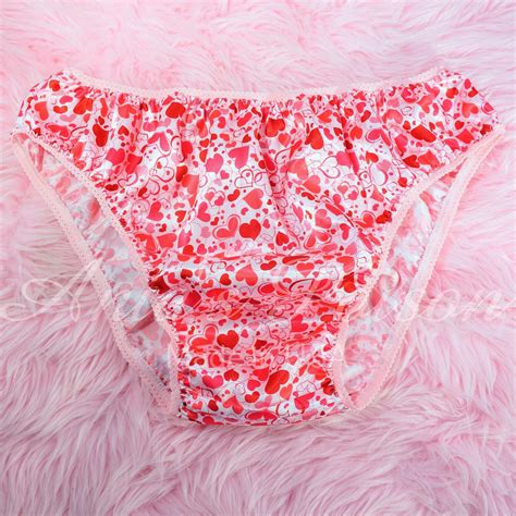Anias Poison Full Cut Valentines Day Bikini Silky Soft Satin Lined