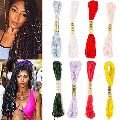Here's how to get it Hair Wrap Embroidery Floss - EMBROIDERY DESIGNS