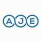 AJE letter logo design on white background. AJE creative initials ...
