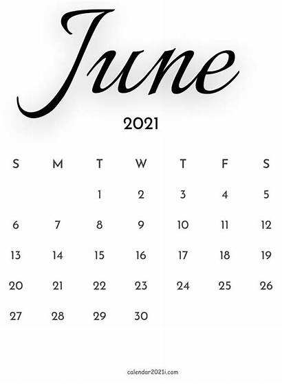 Calendar June Printable Monthly Calligraphy Template October