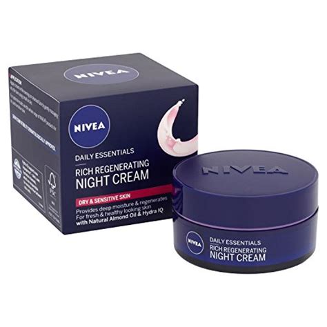 Nivea Daily Essentials Rich Regenerating Face Night Cream Dry And