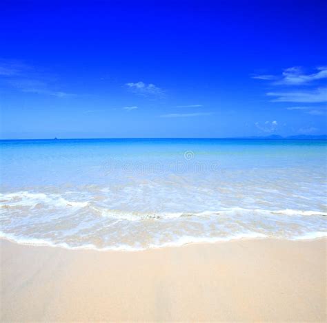 Beautiful Beach With Crystal Clear Blue Water Stock Photos Image 7006503