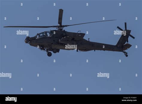 Us Army Ah 64e Apache Helicopter Pilots Assigned To 16th Combat