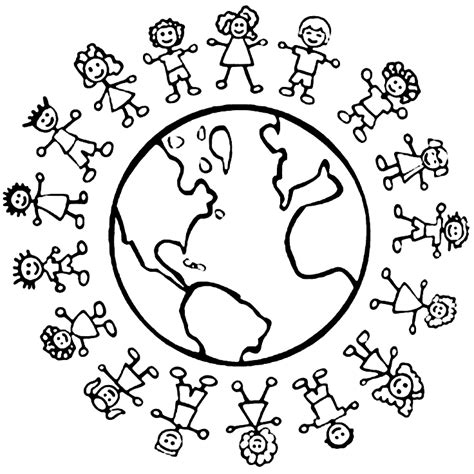 International Childrens Day Coloring Page Free Printable Coloring Pages