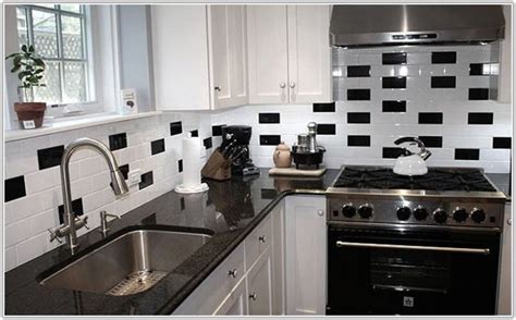 20 Black And White Kitchen Wall Tiles