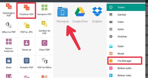 Drag & drop jpg file anda atau klik di dalam area putih untuk memilih file. Cara Menghapus Dan Memisahkan Halaman File PDF Di HP ...