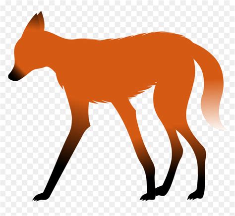 Red Fox Maned Wolf Animal Clip Art Maned Wolf Clipart Hd Png