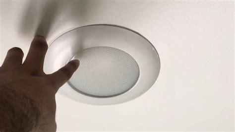 How To Change A Lightbulb Inside A Recessed Shower Light Youtube