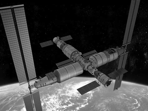 3d China Space Station Turbosquid 1339262