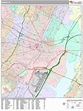 Newark New Jersey Wall Map (Premium Style) by MarketMAPS - MapSales