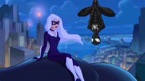 The Spectacular Spiderman Black Cat Kiss