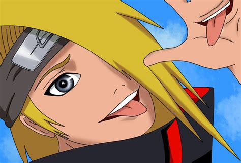 Deidara Original Мультипликационные иллютрации Герой искусство Аниме