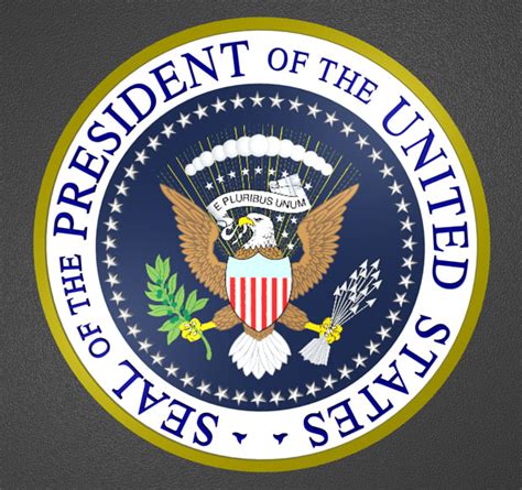 United States Seal President 3d Model