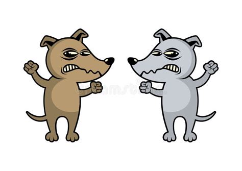 Angry Dog Cartoon Gray Stock Illustrations 366 Angry Dog Cartoon Gray
