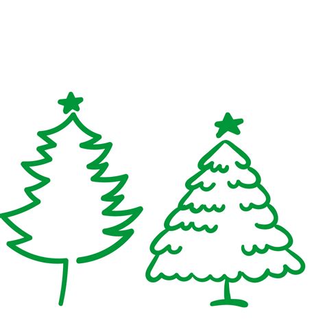 Merry christmas tree png resolution: Christmas tree Illustration - Two simple Christmas tree vector png download - 1667*1667 - Free ...