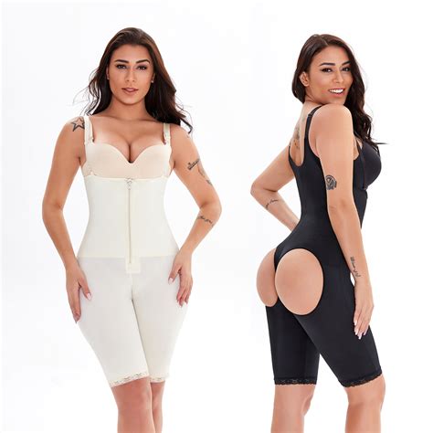 high quality bodysuit shapewear sex slimming full body shaper with butt lifter tummy control