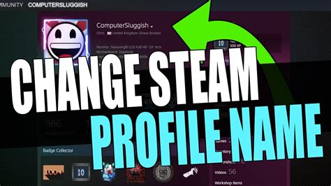 How To Change Steam Name Youtube