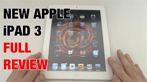 New Apple Ipad 3 Full Review Youtube