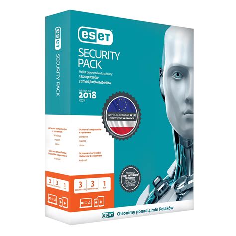 Program Antywirusowy Eset Security Pack Box 3u 24m 3 Smartfony 24m