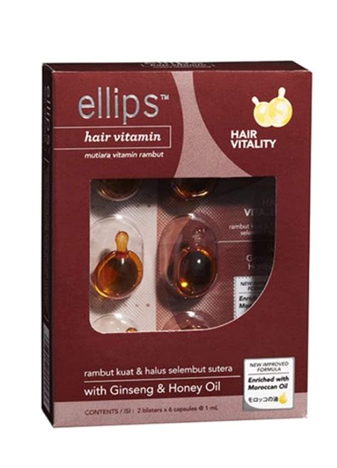 Ellips Hair Vitality Vitamins 12 Capsules Lotus Beauty And Health