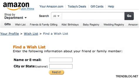 How To Find Someone S Amazon Wish List Trendblog Net