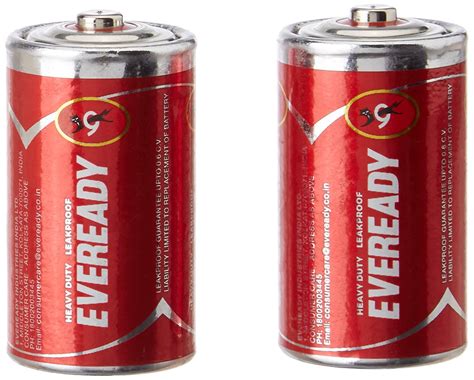 Eveready Heavy Duty 1050 R20 Battery Pack Of 2 Electronics