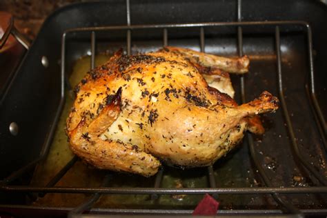 Once all your chicken is fried, let it bake in the oven to finish cooking. Pioneer Woman's Herb Roasted Chicken Recipe | {eat.drink ...