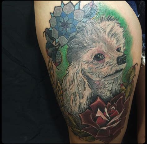 19 Of The Best Poodle Tattoo Ideas Ever The Dogman Poodle Tattoo