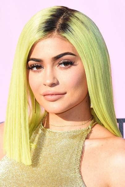 Kylie Jenner Highlighter Yellow Hair At Coachella Glamour Uk