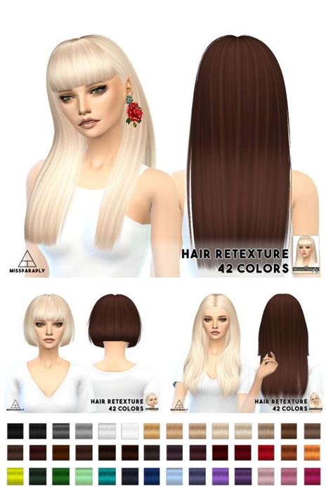 Miss Paraply Hair Retextures Nightcrawler Hairs • Sims 4 Downloads