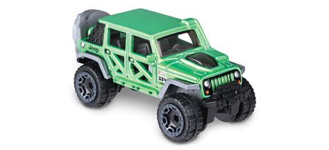 17 Jeep® Wrangler In Green Hw Hot Trucks Car Collector Hot Wheels