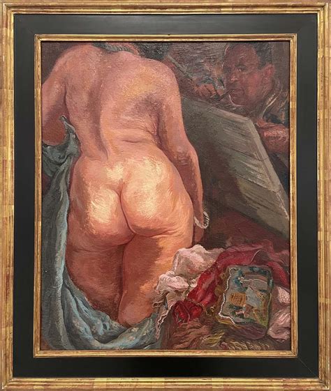 George Grosz Self Portrait With Nude