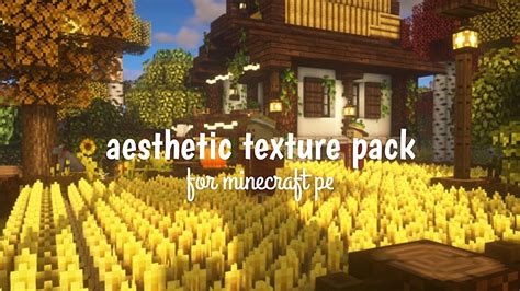 Top 2 Aesthetic Texture Pack For Minecraft Pe 119 🍂🌻 Youtube