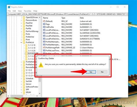 Windows 10 How To Delete A User Profile From The Registry