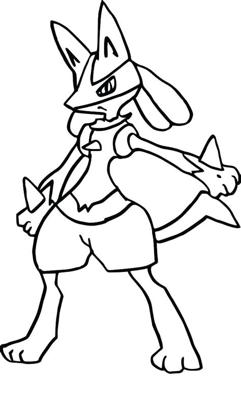 Riolu Coloring Coloring Pages