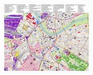 Mapa grande turística detallada de Dresden | Dresde | Alemania | Europa ...