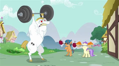 Image Bulk Biceps Teaching Foals To Weight Lift S6e19png My Little