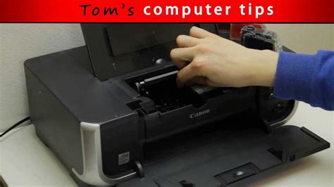 Canon drucker mg5200 installieren : TCT - Druckkopf nur mit Wasser reinigen Tutorial - YouTube