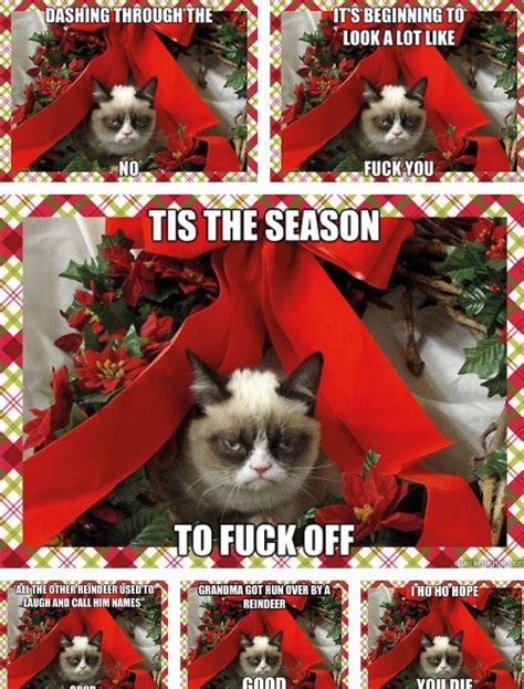 18 Funny Christmas Grumpy Cat Memes Factory Memes