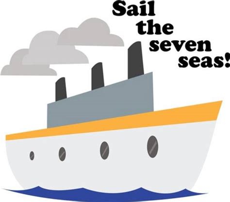 Sail Seven Seas Svg File Print Art Svg And Print Art At