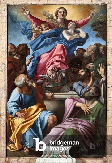 Image Of The Assumption Of The Virgin Painting By Carracci