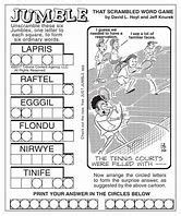 If you are searching for free daily printable jumble puzzles, you are arriving at the right place. Image result for Today's Newspaper Jumble | Jumbled, Jumble puzzle, Free printable crossword puzzles