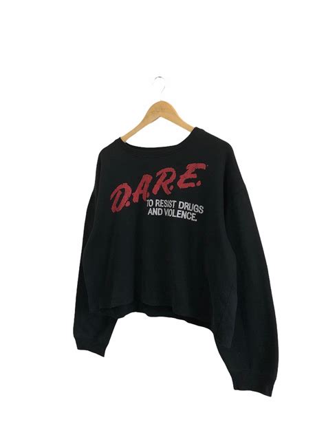 vintage dare sweatshirt dare crewneck dare sweater big logo etsy