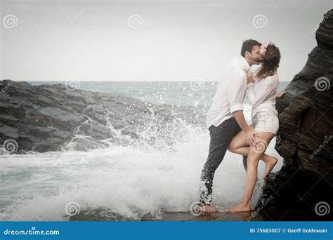 Romance Engagement Couple Love Beach Ocean Lovers Relationship Stock Image Image Of Relaxing