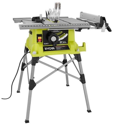 Ryobi Rts21g 10 Inch Portable Table Saw Woodworking Gardening And