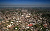 aeroengland | Panoramic aerial photograph of Walsall West Midlands ...